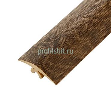 Гибкий порог ПВХ 40 мм Cezar Flex Line 108 Дуб замковый 6 м