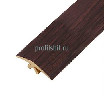 Гибкий порог ПВХ 40 мм Cezar Flex Line 109 Венге 6 м