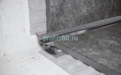 Стальной профиль для внутренних углов закладной 12 мм FW 12 P полированная сталь 2,7 м