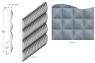 Стеновая панель 3D 250х2000 мм Orac Decor 3D W113