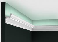 Потолочный плинтус скрытого освещения 42х55 мм Orac Decor Purotouch C323 2 м