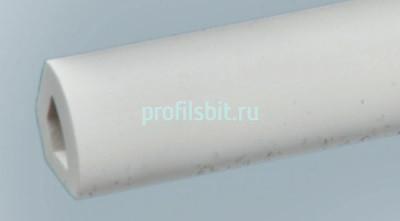 Уголок 1/4 14Х14 мм Асви ПВХ белый 2,4 м