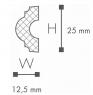Декоративный молдинг NMC Wallstyl WL7 25х13 200 см