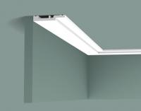 Напольный плинтус с кабель-каналом гибкий Orac Decor Duropolymer Flex SX187F 2 м