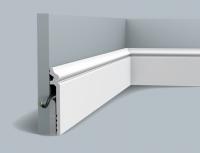 Напольный плинтус с кабель-каналом Orac Decor Duropolymer SX186 2 м