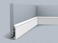 Напольный плинтус с кабель-каналом Orac Decor Duropolymer SX173 2 м