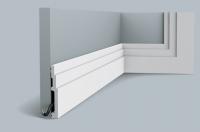Напольный плинтус с кабель-каналом Orac Decor Duropolymer SX180 2 м