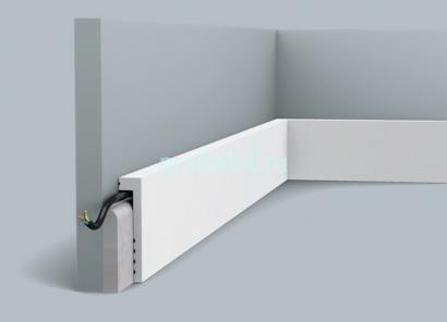 Напольный плинтус с кабель-каналом Orac Decor Duropolymer SX171 2 м