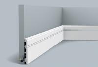 Напольный плинтус с кабель-каналом гибкий Orac Decor Duropolymer Flex SX105F 2 м