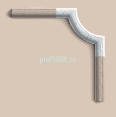 Декоративный угловой элемент молдинга Orac Decor Duropolymer P101A 245х245 мм