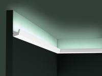 Потолочный плинтус гибкий Orac Decor Duropolymer Flex CX189F для скрытого освещения 2 м