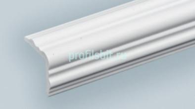 Отделочный уголок фигурный 25х25 мм Асви вспененный ПВХ 225 Белый 2,7 м