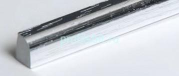 Штапик 10х14 мм Асви вспененный ПВХ цвет Хром 2,4 м