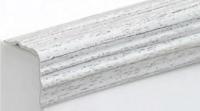 Отделочный уголок фигурный 30х30 мм Асви ПВХ 330 Ясень белый 2,7 м