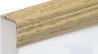 Отделочный уголок фигурный 30х30 мм Асви ПВХ 330 Дуб 2,7 м