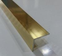 Алюминиевый уголок 10х10 мм ПБ10х10 золото 3 м