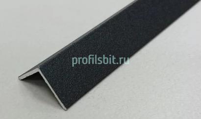 Алюминиевый уголок 10х10 мм ПБ10х10 черный муар 3 м