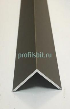 Алюминиевый уголок 10х10 мм ПБ10х10 шампань 3 м