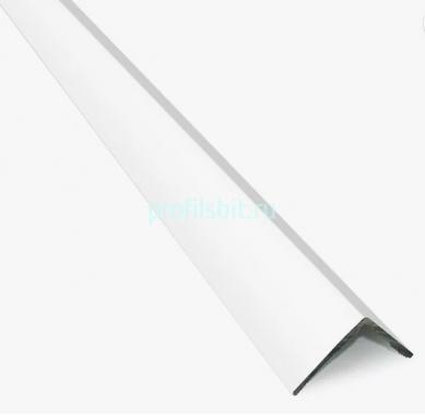 Алюминиевый уголок 15х15 мм ПБ15х15 белый 2,7 м