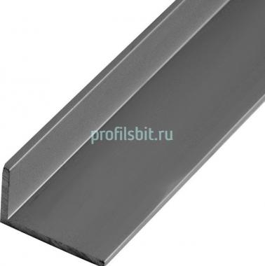 Алюминиевый уголок 20х10 мм ПБ20х10 антрацит муар 3 м