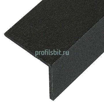 Алюминиевый уголок 20х10 мм ПБ20х10 черный муар 3 м