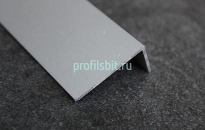 Алюминиевый уголок 40х13 мм ПБ40х13 серебро матовое 3 м