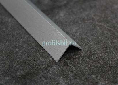 Алюминиевый уголок 40х40 мм ПБ40х40 серебро матовое 3 м