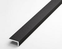 Алюминиевый уголок 70х14 мм ПБ70х14 черный 3 м