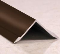 Алюминиевый уголок 21х21 мм ПВ21х21 внутренний бронза люкс 2,7 м