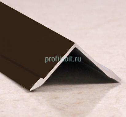 Алюминиевый уголок 21х21 мм ПВ21х21 внутренний бронза матовая 2,7 м