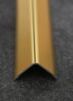 Алюминиевый уголок 20х20 мм ПН20х20 наружний золото люкс 2,7 м