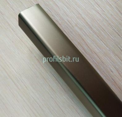 Алюминиевый уголок 20х20 мм ПН20х20 наружний светлая бронза матовая 2,7 м
