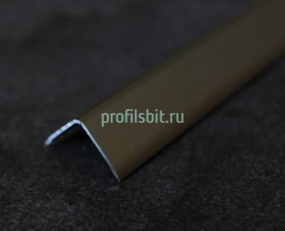 Алюминиевый уголок 20х20 мм ПН20х20 наружний шампань матовая 2,7 м