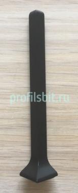 Уголок наружний для плинтуса Мега-Трейд ЛП-100ун Чёрный