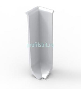 Уголок внутренний для плинтуса Мега-Трейд ЛП-100ув Серебристый