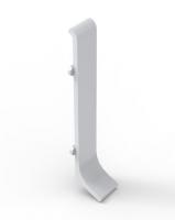 Соединитель для плинтуса Мега-Трейд ЛП-100ст серебристый