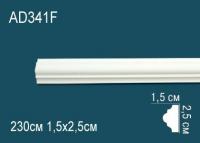 Гибкий молдинг Перфект AD341F 25х15 мм белый полиуретан 2,3 м