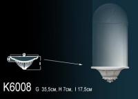 Декоративная ниша Перфект K6008 175х355х70 мм белый полиуретан