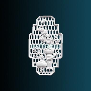 Декоративное панно Перфект K4041 800х450х30 мм белый полиуретан