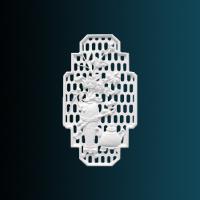 Декоративное панно Перфект K4042 800х450х30 мм белый полиуретан