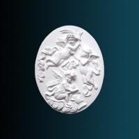 Декоративное панно Перфект K4049 550х430х45 мм белый полиуретан