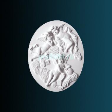 Декоративное панно Перфект K4050 550х430х45 мм белый полиуретан