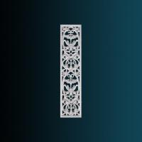 Декоративное панно Перфект K4080 1800х400х30 мм белый полиуретан