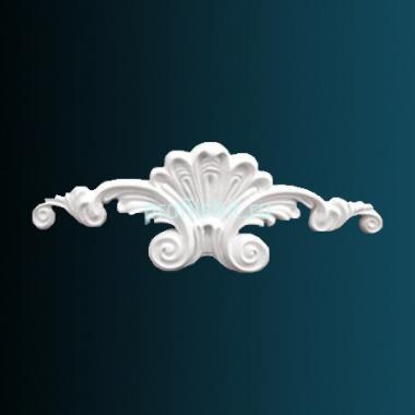 Декоративный орнамент Перфект G2002 80х220х25 мм белый полиуретан