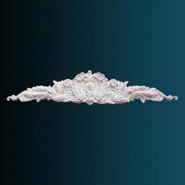 Декоративный орнамент Перфект G2033 236х1184х35 мм белый полиуретан