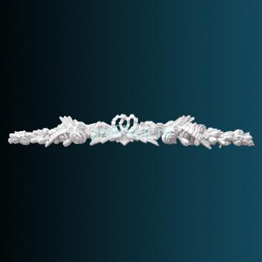 Декоративный орнамент Перфект G2037 167х122х55 мм белый полиуретан