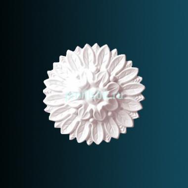 Декоративный орнамент Перфект G2045 155х155х30 мм белый полиуретан