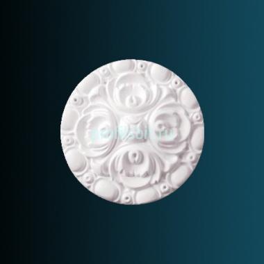 Декоративный орнамент Перфект G2048 130х130х26 мм белый полиуретан