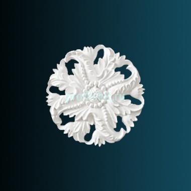 Декоративный орнамент Перфект G2050 80х80х18 мм белый полиуретан