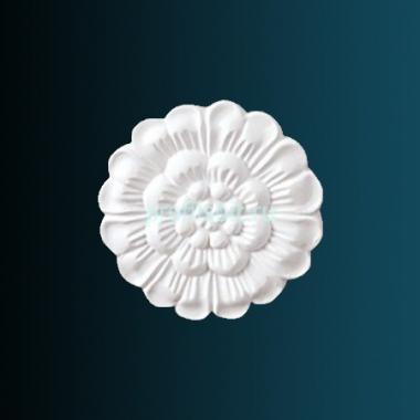 Декоративный орнамент Перфект G2052 93х93х12 мм белый полиуретан